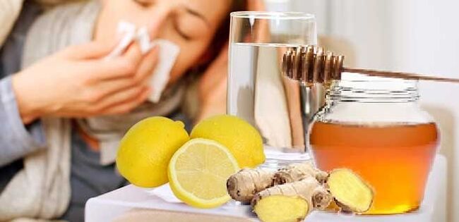 Honey and lemon