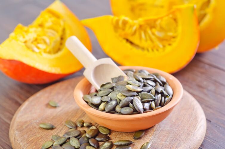 Pumpkin seeds - the record holder for potency-enhancing zinc and magnesium content