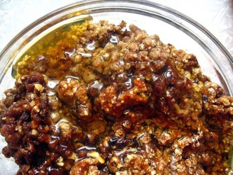 walnuts with honey for potency